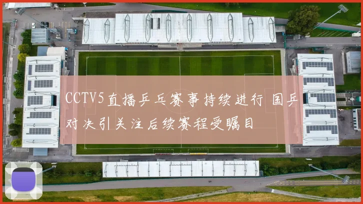 CCTV5直播乒乓赛事持续进行 国乒对决引关注后续赛程受瞩目
